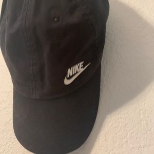 nike black dad hat